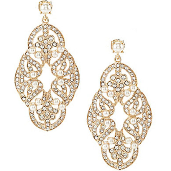 Cezanne Jewelry - Cezanne Swirl Chandelier Earrings